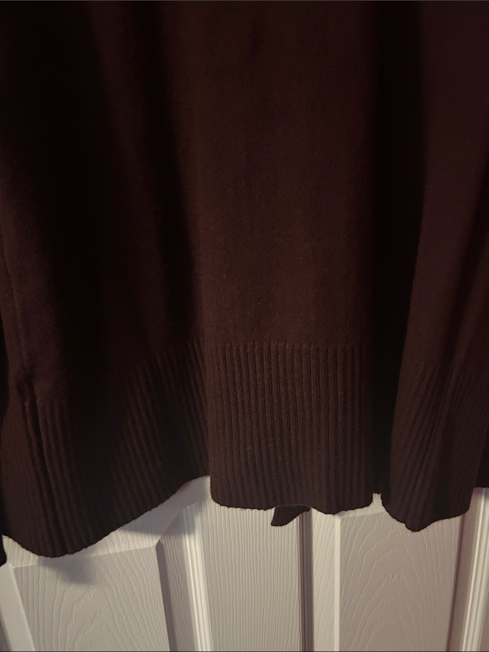 Banana Republic Women's Dark Maroon Button Cardigan - Picture 8 of 10